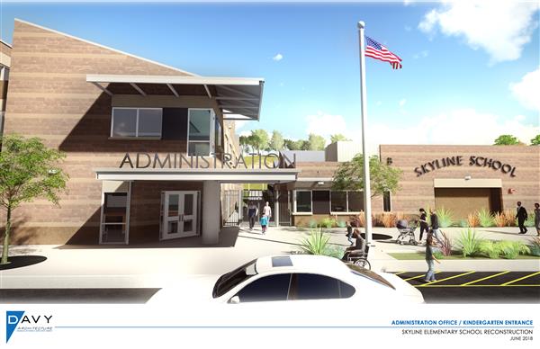 ADMIN OFFICE and KINDER ENTRANCE 